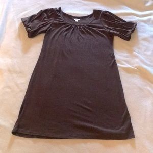 Xhiliration Copper Sprinkle Mahogany Dress